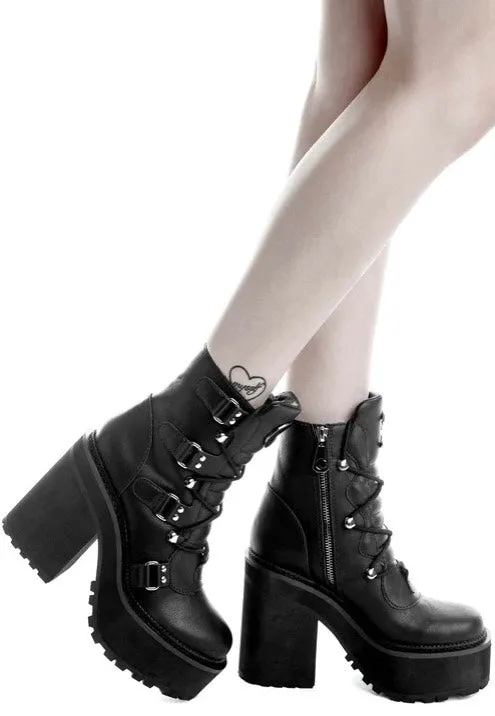 Killstar - Broom Rider Black - Girl Shoes