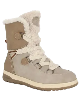 Kimberfeel Ebelya Women's Apres Boots - Beige Clair | Shop Shoes at Trojan Wake Ski Snow & Snow Skiers Warehouse