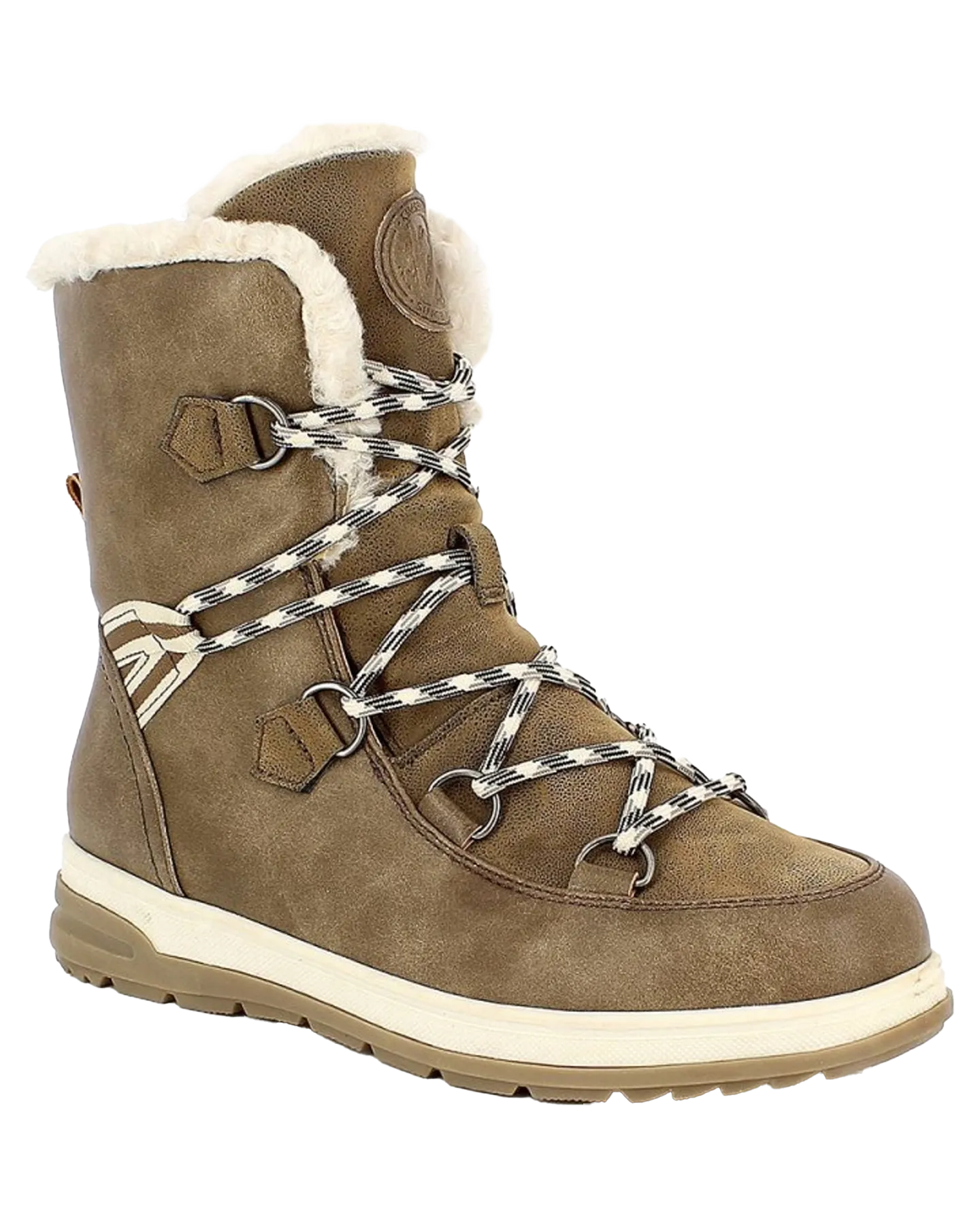 Kimberfeel Ebelya Women's Apres Boots - Cappuccino | Shop Shoes at Trojan Wake Ski Snow & Snow Skiers Warehouse