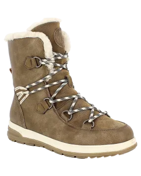 Kimberfeel Ebelya Women's Apres Boots - Cappuccino | Shop Shoes at Trojan Wake Ski Snow & Snow Skiers Warehouse