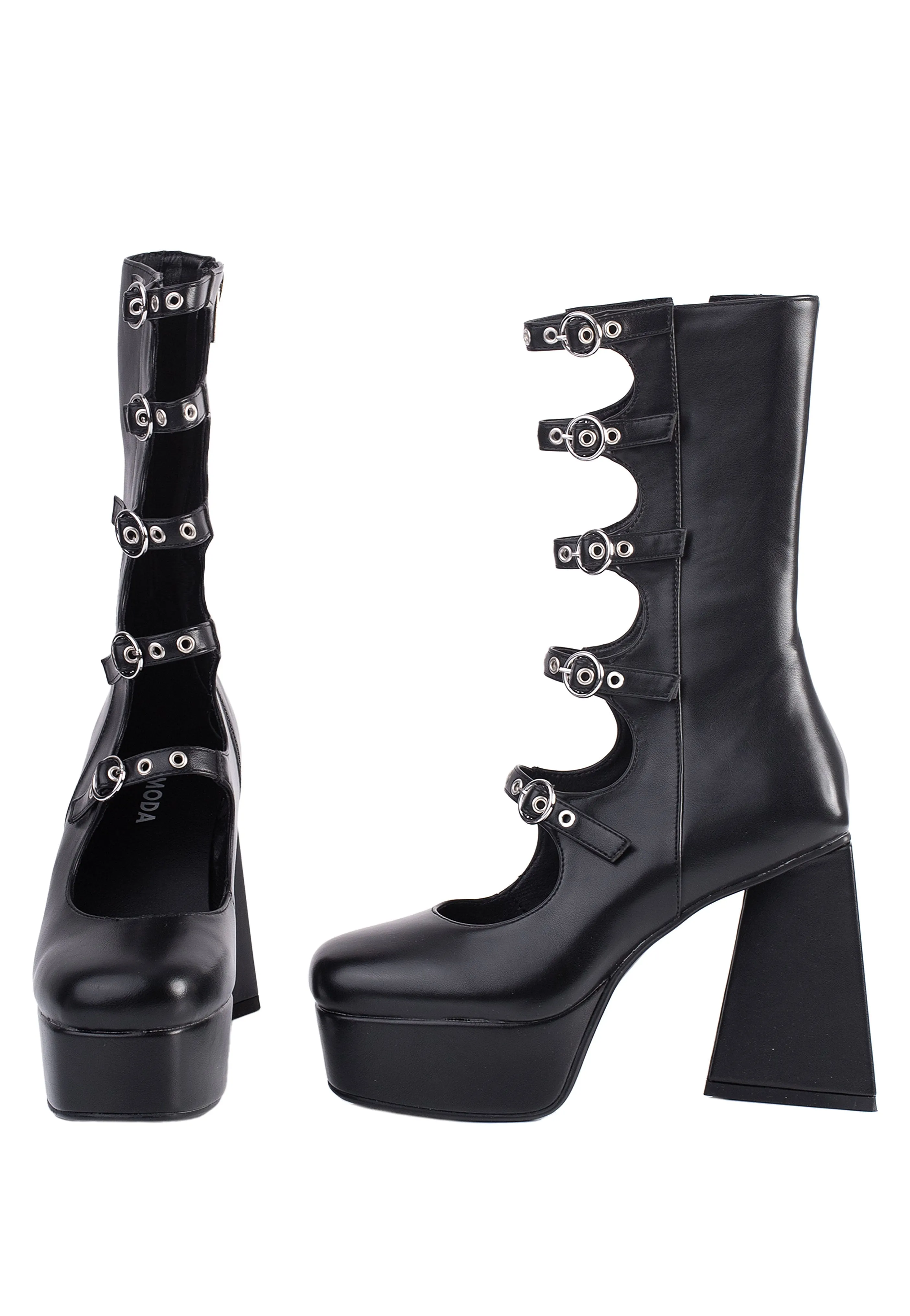 Lamoda - Padlock Platform Calf - Girl Shoes