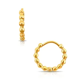 Lamora Beaded Mini Hoop Earrings - Shop Now!