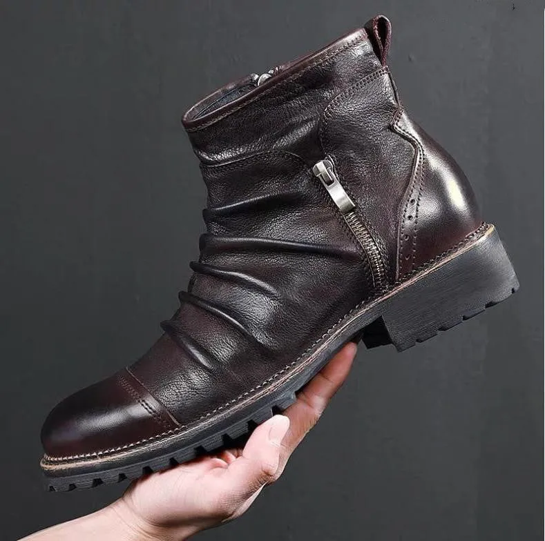 Leather shoes for men