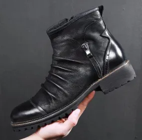 Leather shoes for men