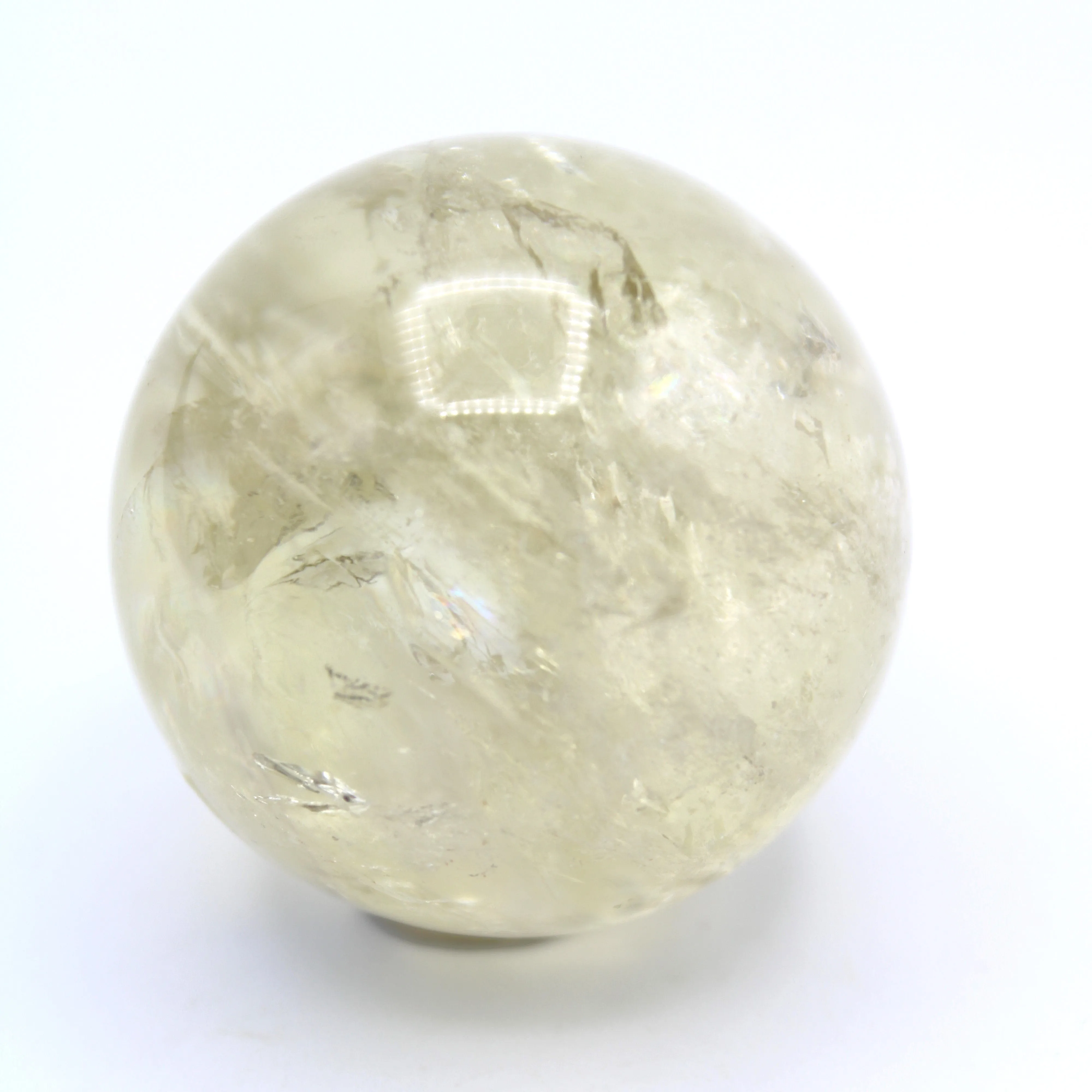 Lemon Quartz Sphere