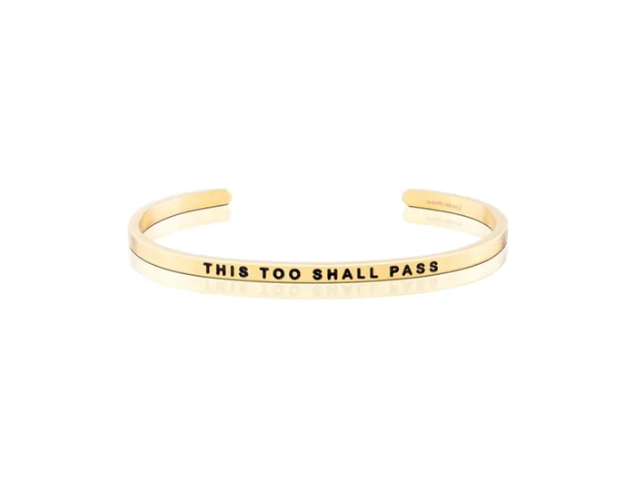 Mantraband This Too Shall Pass Bangle