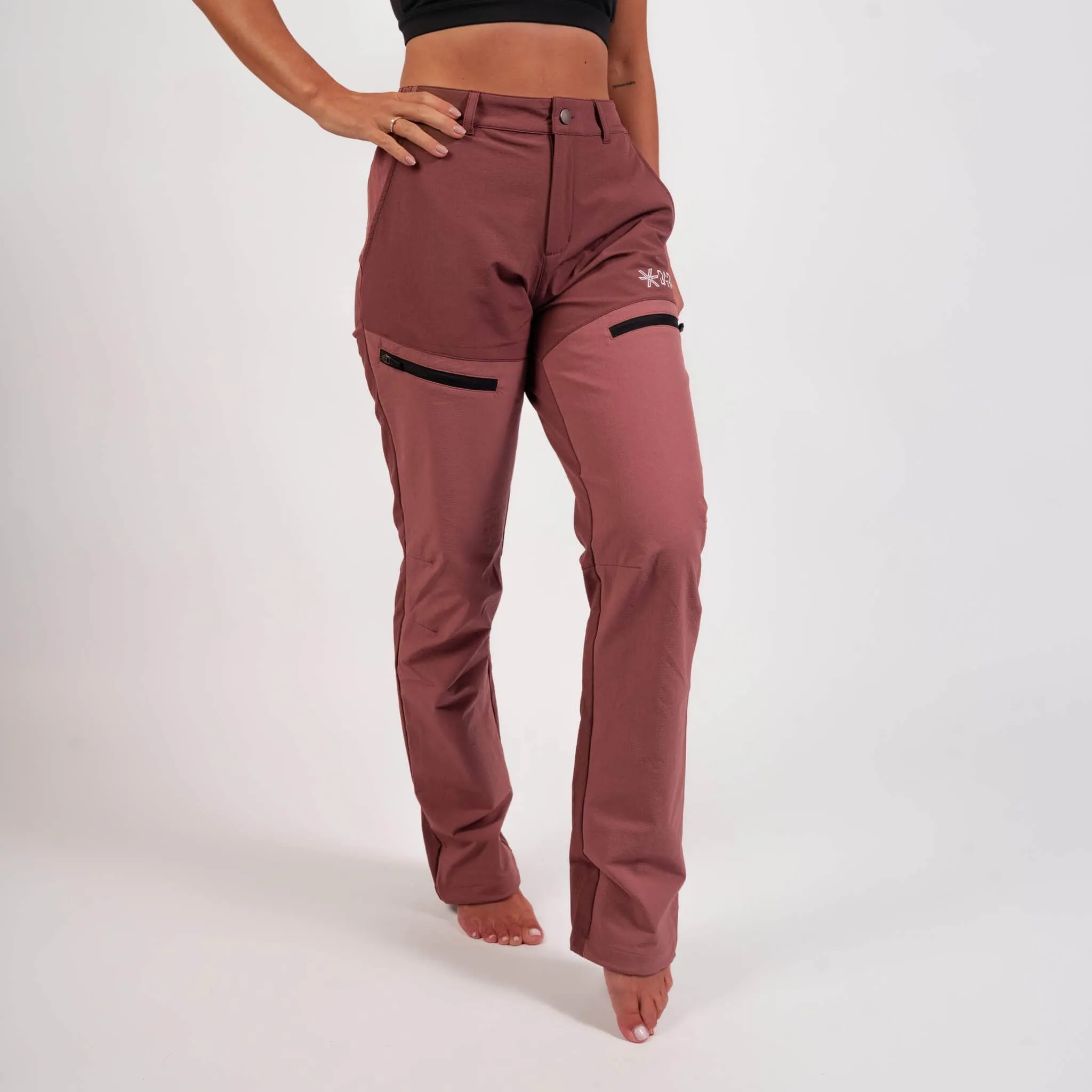 Maroon Alpine Hiking Pants