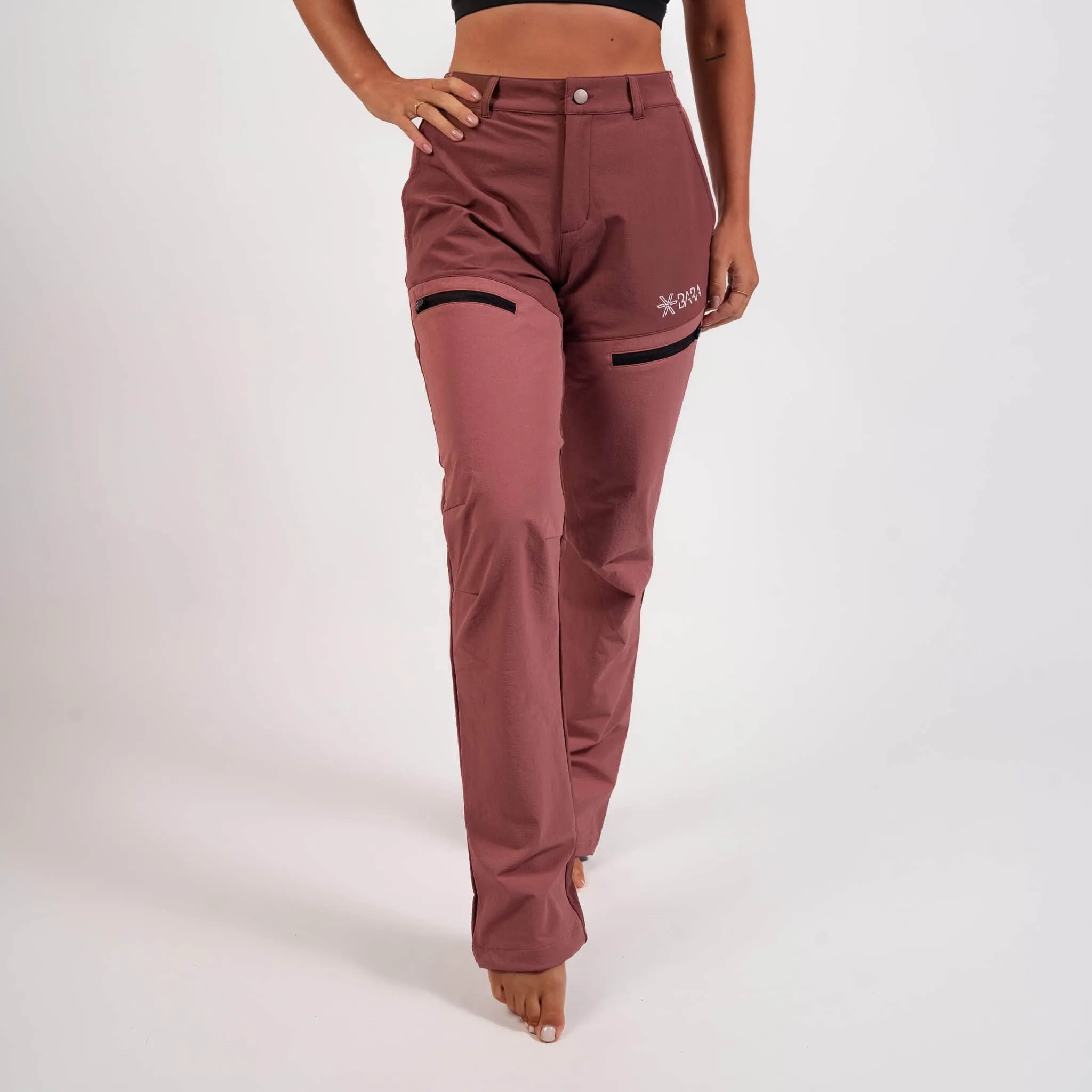 Maroon Alpine Hiking Pants