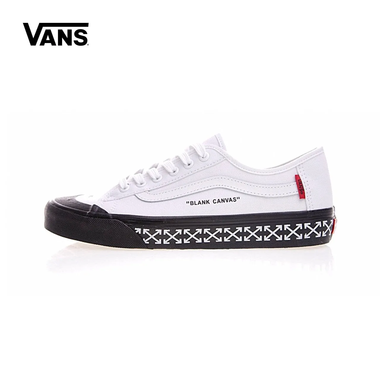 Men & Women's Classic Old Skool X OFF-WHITE Low-top Skateboarding Shoes