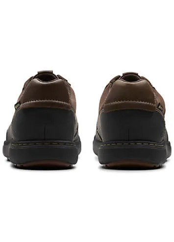 Men’s Dark Brown Lea Mapstone Lo GTX Shoes by Clarks | Look Again