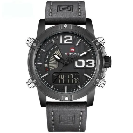 Men's Luxury LED Quartz Analog Sports Alloy Military Watches