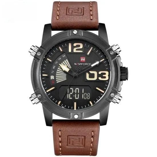 Men's Luxury LED Quartz Analog Sports Alloy Military Watches