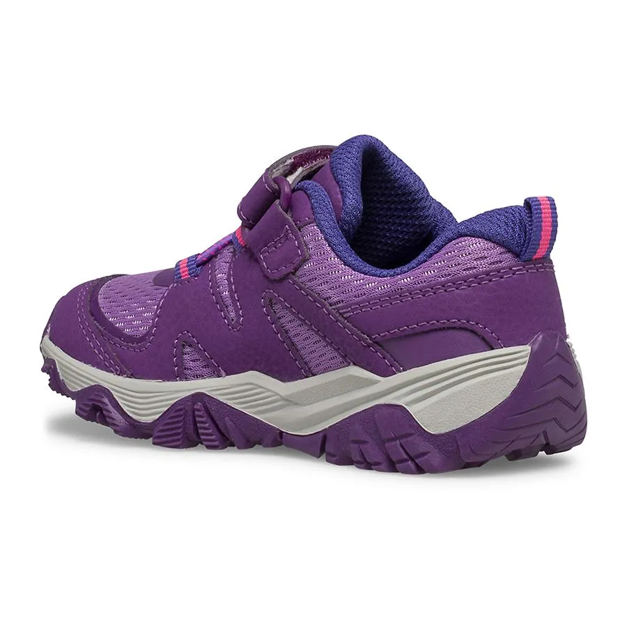 Merrell Kids Girls Trail Quest Jr. Velcro Shoes- Berry