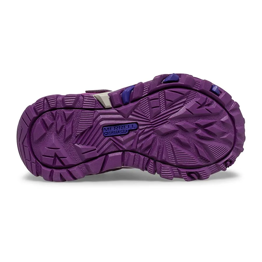 Merrell Kids Girls Trail Quest Jr. Velcro Shoes- Berry