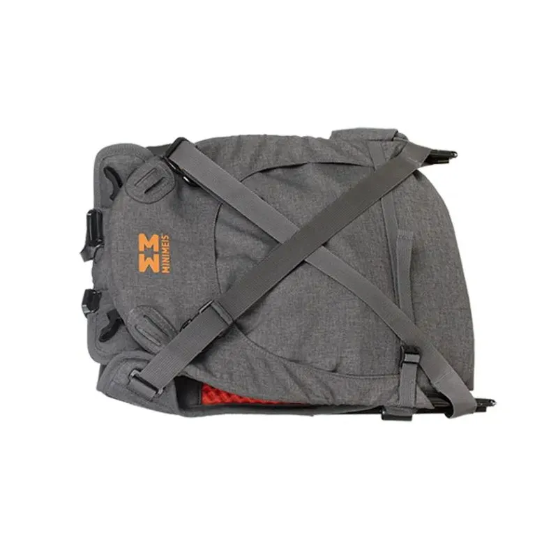 Mochila porta bebé Minimeis G4 (Gris Naranja)