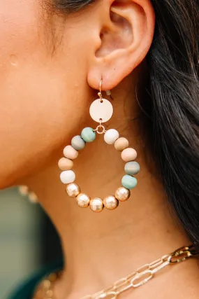 Natural Beaded Earrings that Evoke Joy