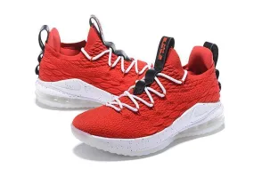 Nike Lebron XV 15 Low EP University Red Men Shoes Sale Size US7,8,8.5,9,10,11,12