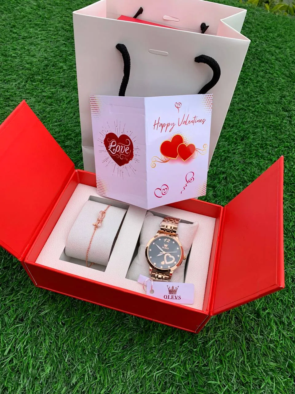 Olevs Women's Watch and Bracelet Set