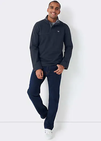 Padstow Pique Sweatshirt by Crew Clothing Company | Look Again