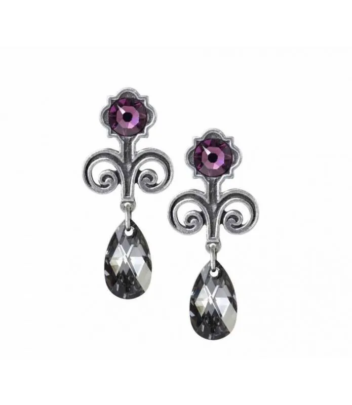 Pendientes Regiis Martyris lady Jane con cristal Swarovski Alchemy droppers E420