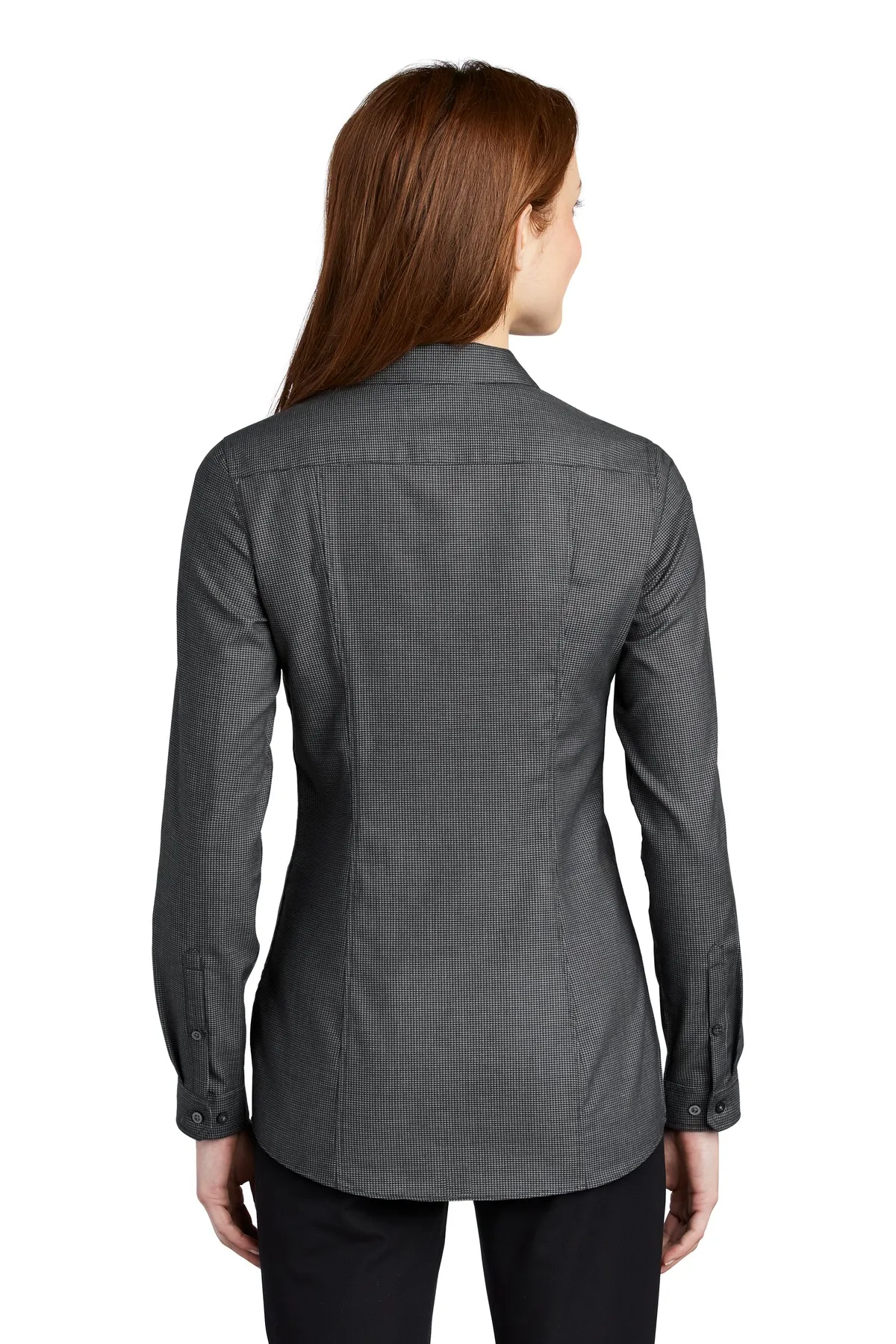 Port Authority Clothing LW645 Port Authority    Ladies Pincheck Easy Care Shirt SKU: LW645