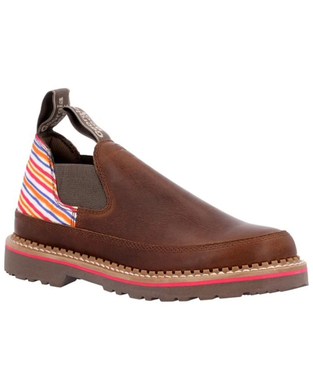 Product Name:  Georgia Boot Women's Stripe Romeo Work Shoes - Moc Toe