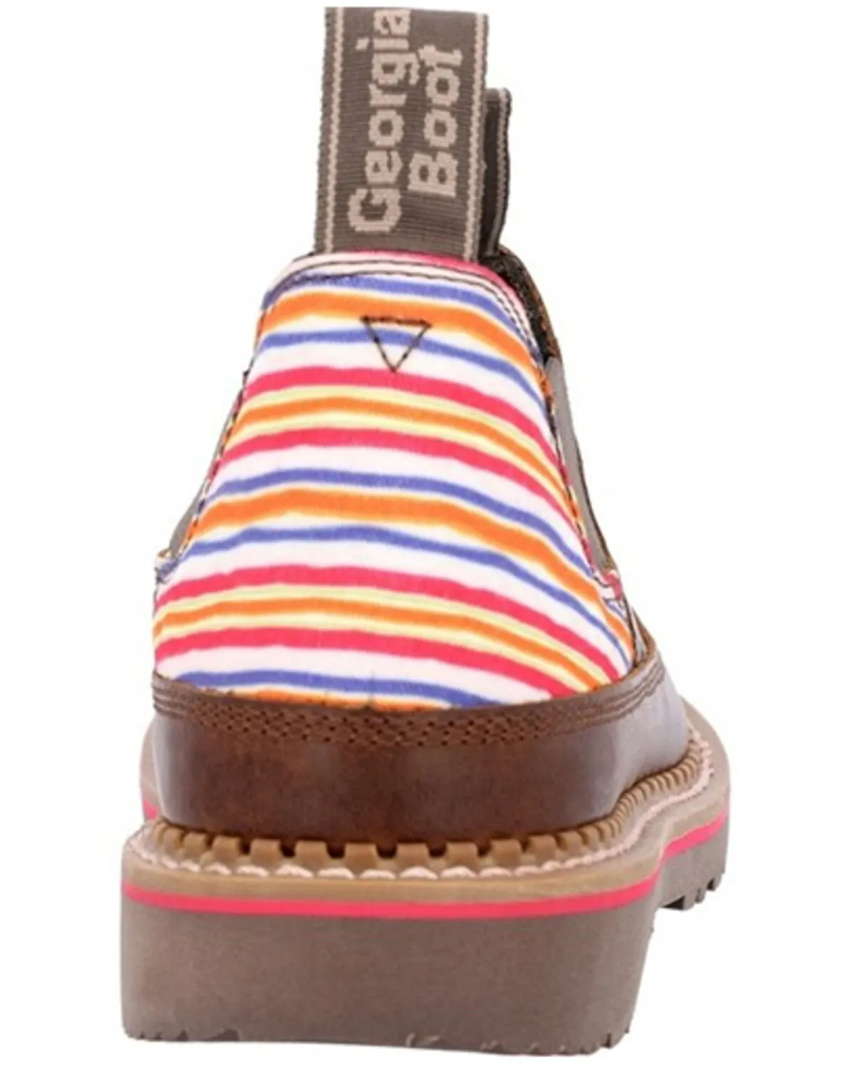 Product Name:  Georgia Boot Women's Stripe Romeo Work Shoes - Moc Toe