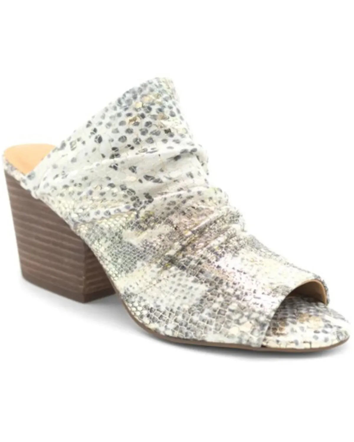 Product Name:  Golo Shoes Women's Landon Snake Print Open Toe Mule