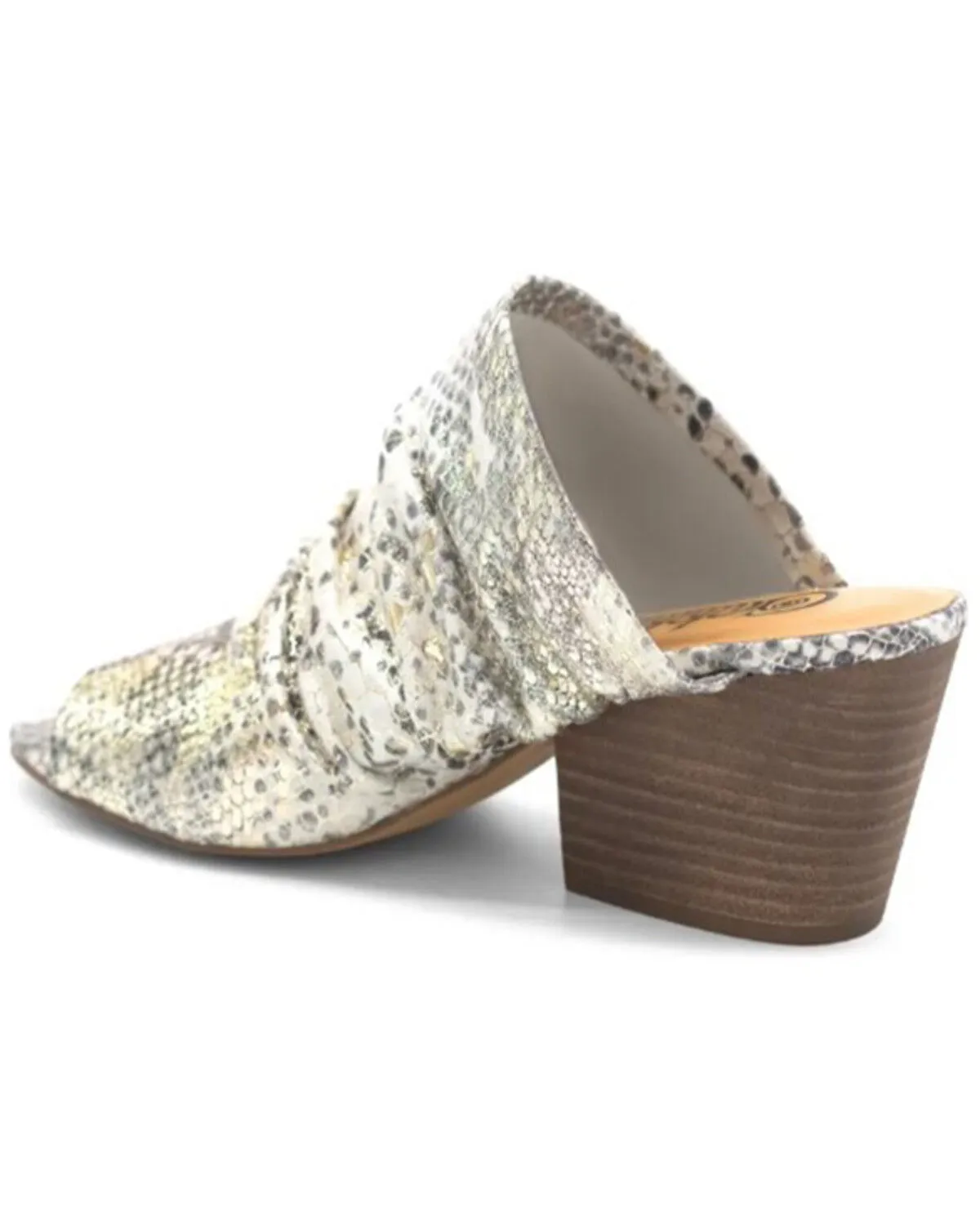 Product Name:  Golo Shoes Women's Landon Snake Print Open Toe Mule