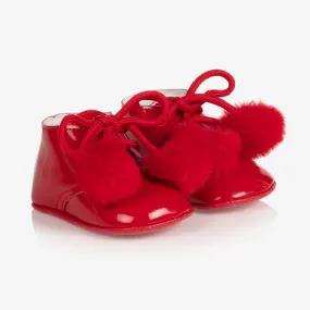 Red Pre-Walker Baby Shoes