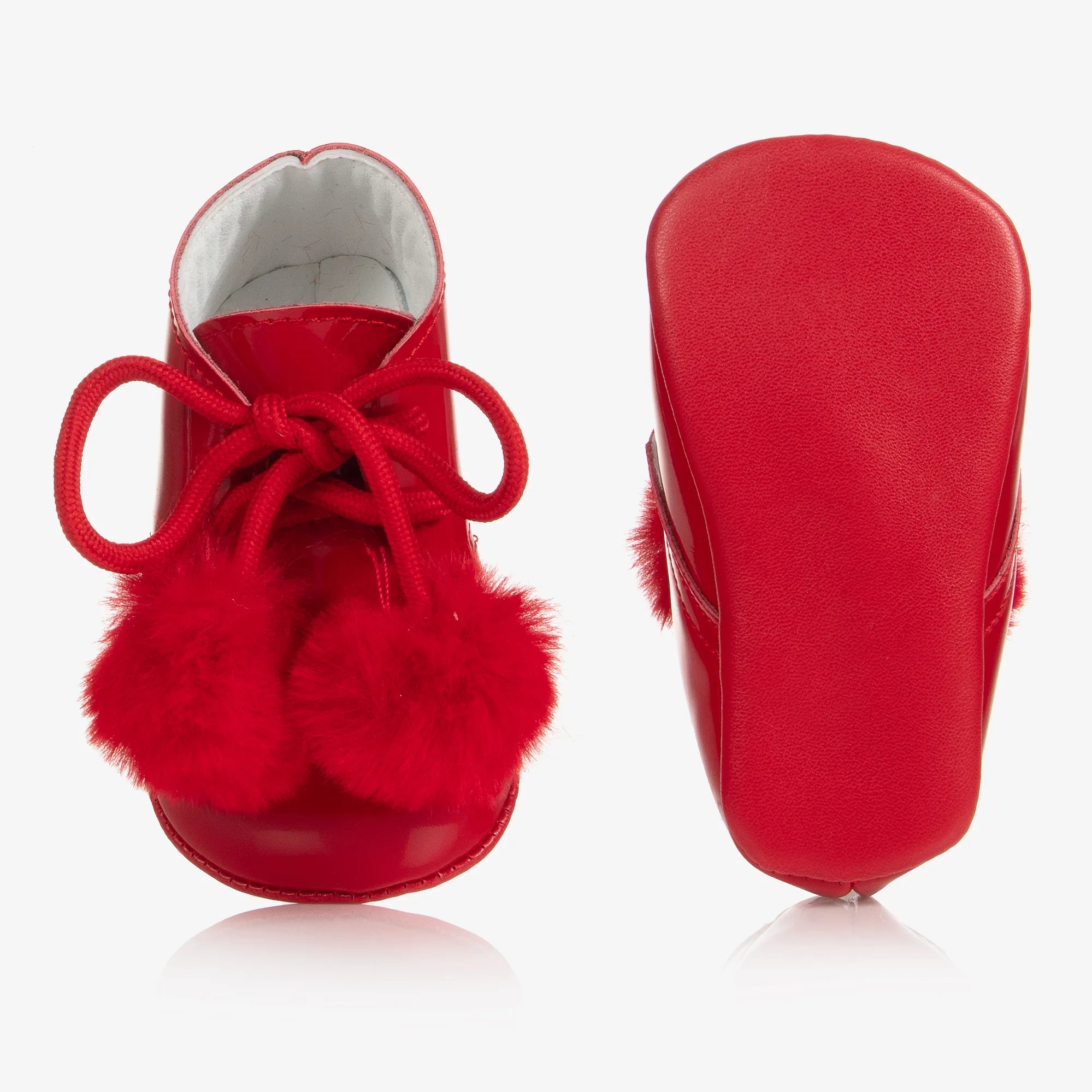 Red Pre-Walker Baby Shoes