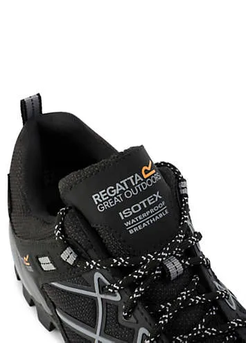 Regatta Men’s Black & Granit Samaris III Low Shoes | Grattan