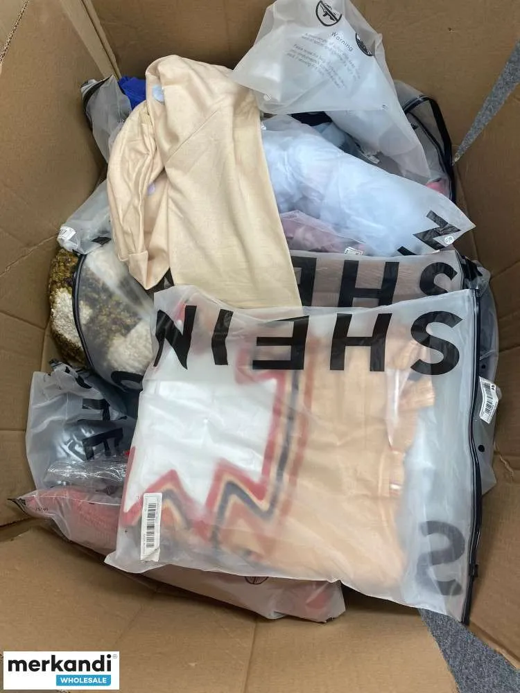 SHEIN Outlet Clothing Stock Lot, ropa para hombres, mujeres y niños, ofrece una variedad de estilos y colores, todos nuevos sin 