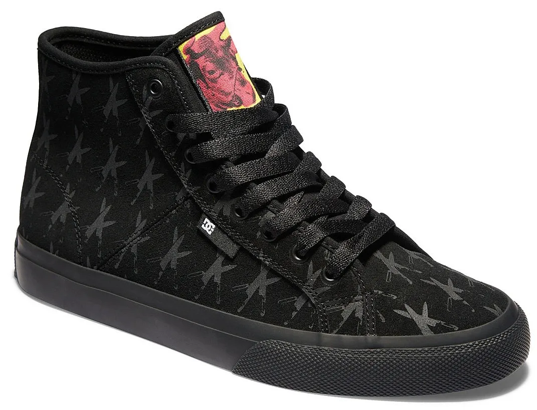 shoes DC Andy Warhol Manual Hi - BB2/Black/Black - men´s