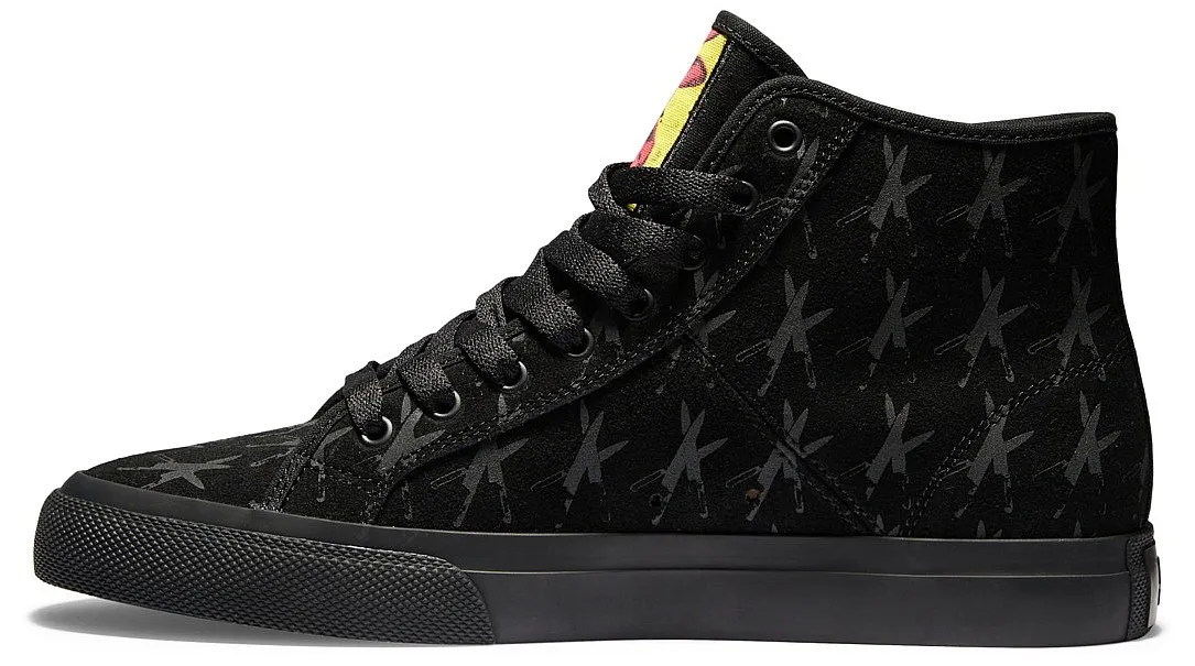 shoes DC Andy Warhol Manual Hi - BB2/Black/Black - men´s