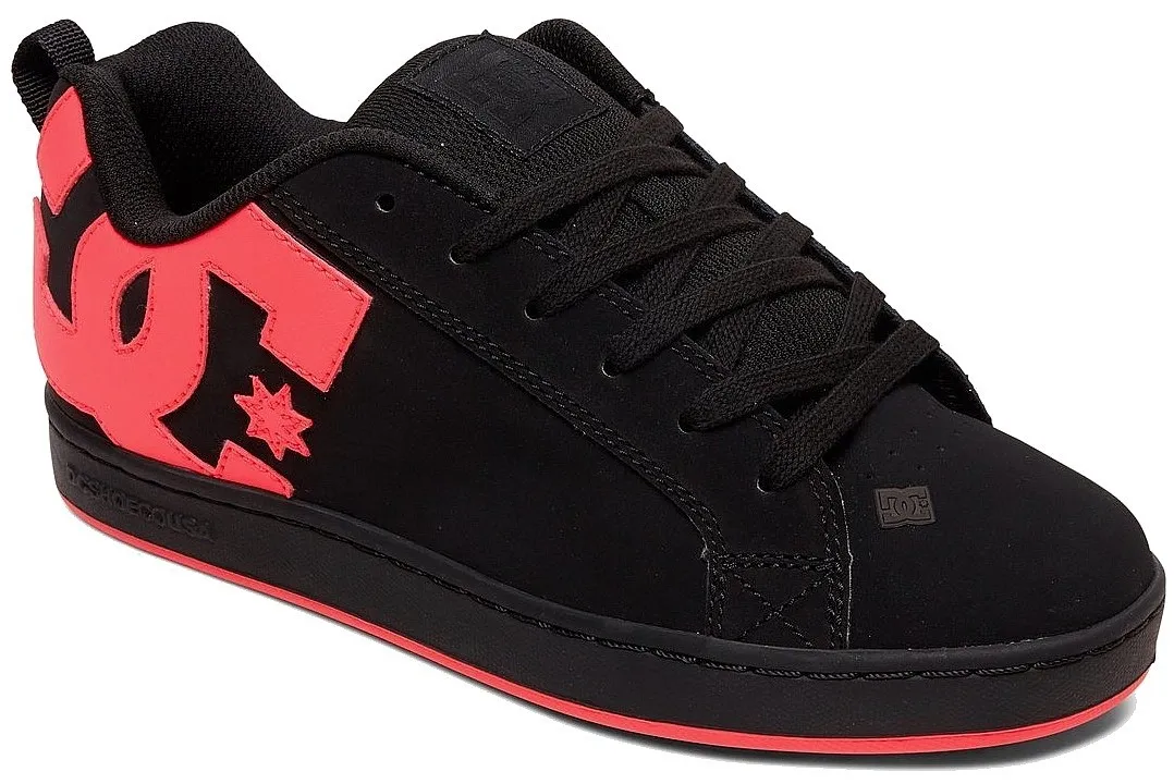 shoes DC Court Graffik - BHP/Black/Hot Pink - women´s