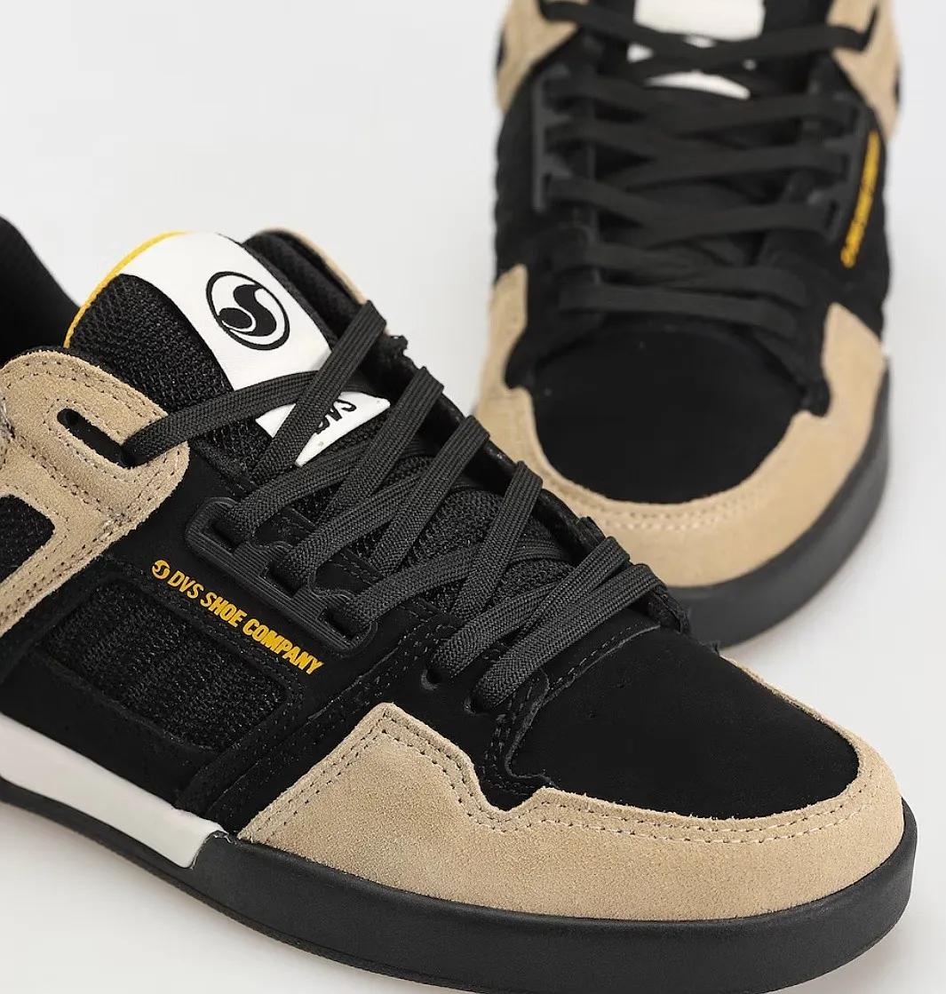 shoes DVS Comanche 2.0+ - Black/Tan/Yellow/Suede - men´s