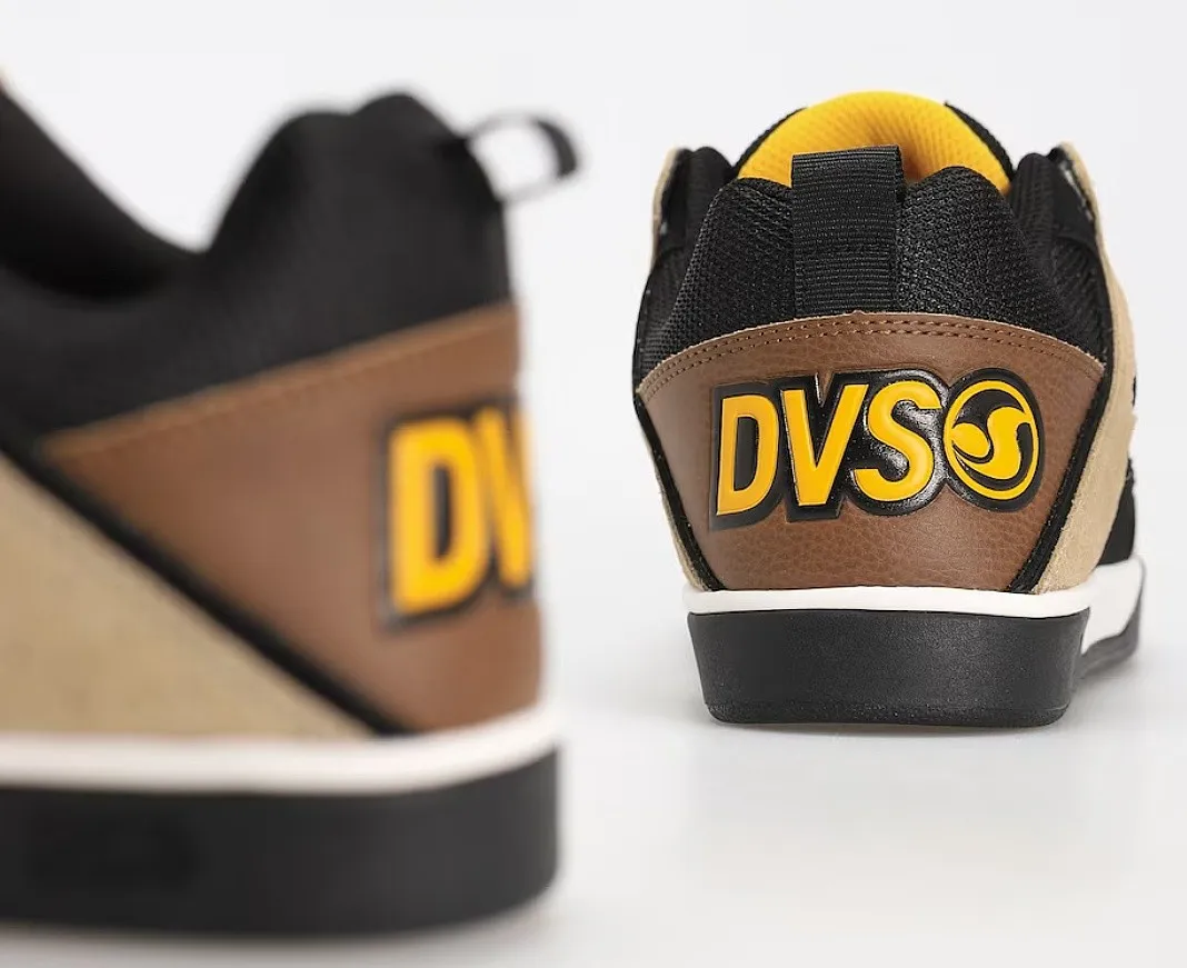 shoes DVS Comanche 2.0+ - Black/Tan/Yellow/Suede - men´s