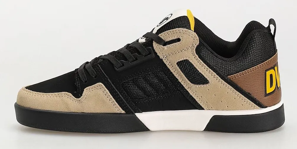 shoes DVS Comanche 2.0+ - Black/Tan/Yellow/Suede - men´s