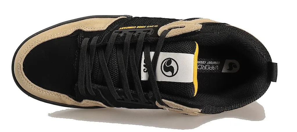 shoes DVS Comanche 2.0+ - Black/Tan/Yellow/Suede - men´s