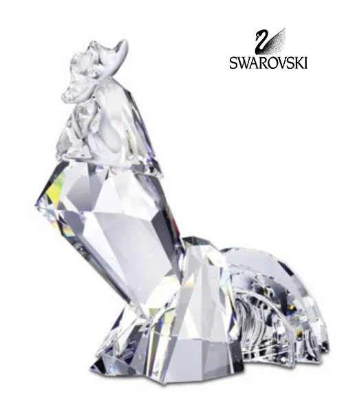 Swarovski Clear Crystal Figurine Symbols THE ROOSTER #659246