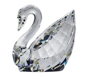 Swarovski Figurine MAXI SWAN Faceted Crystal, XLarge -189254