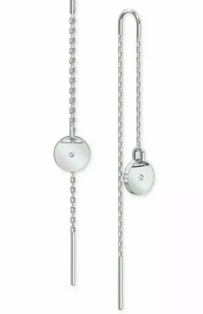 Swarovski Ginger Earrings, Clear Crystal, Rhodium Plated -5548108