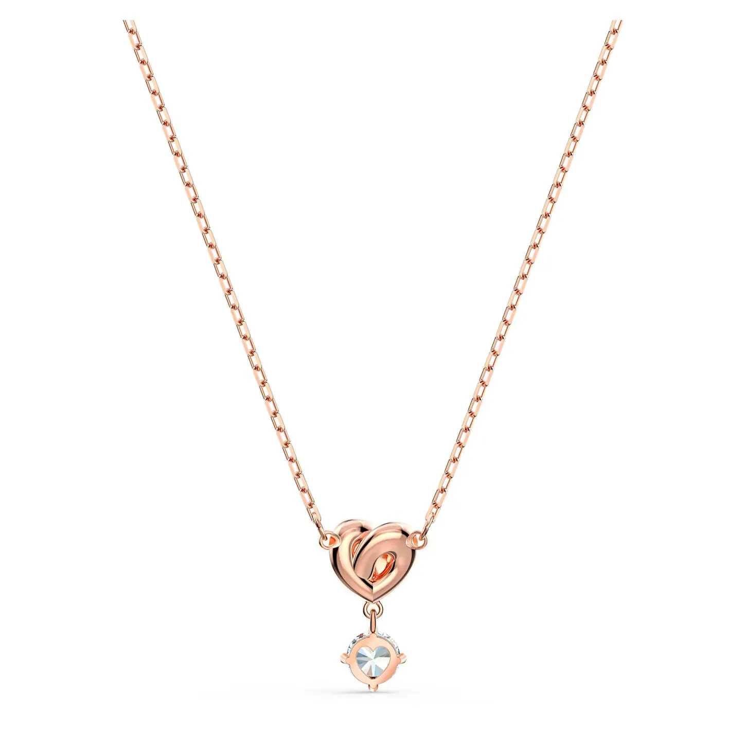 Swarovski LIFELONG HEART Pendant Necklace, White, Rose gold plated -5516542