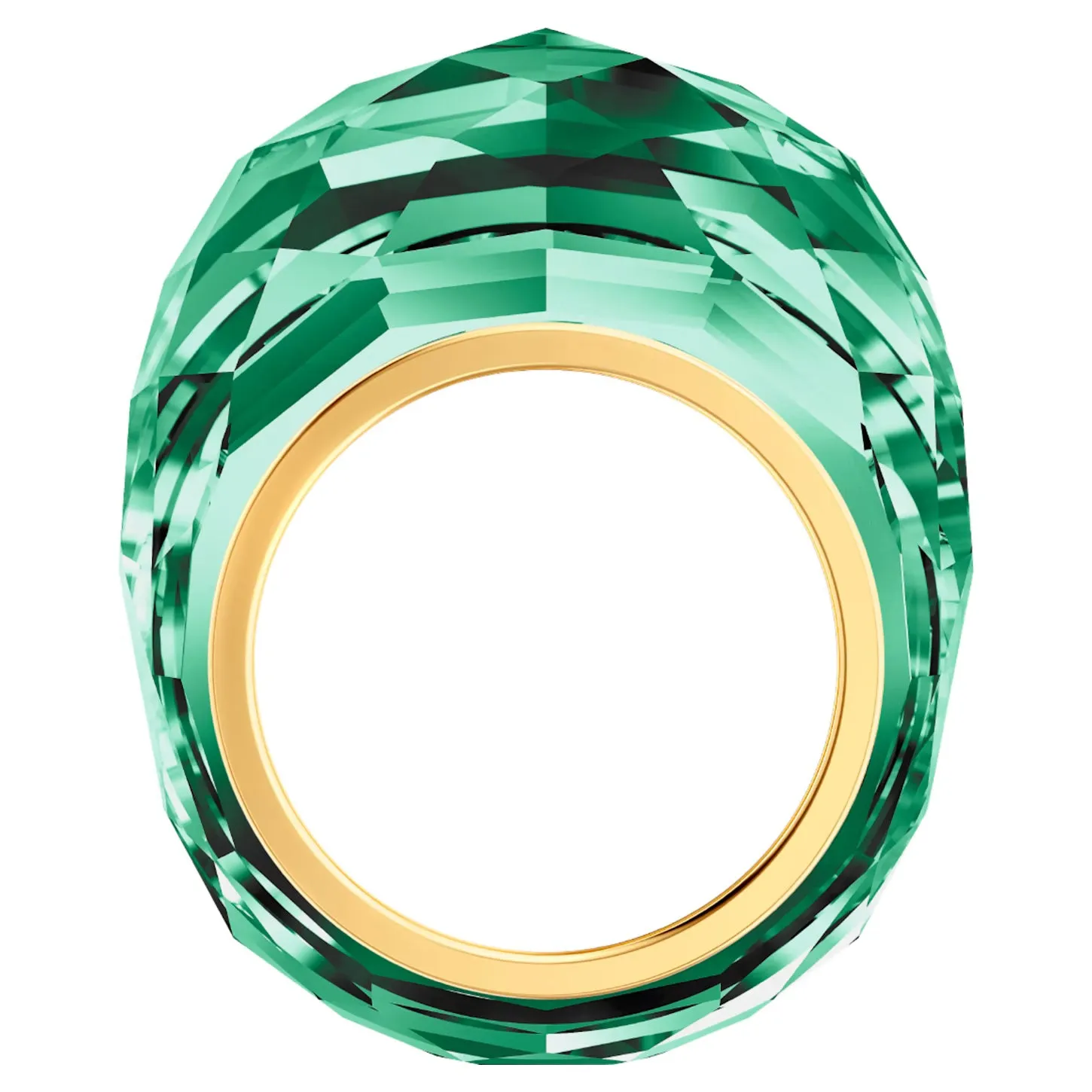 Swarovski NIRVANA Ring Green, Gold-tone finish, Small 52/6 -5508714