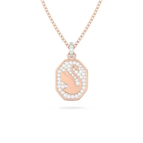 Swarovski Signum Pendant, Swan, White, Rose Gold-Tone Plated -5628549