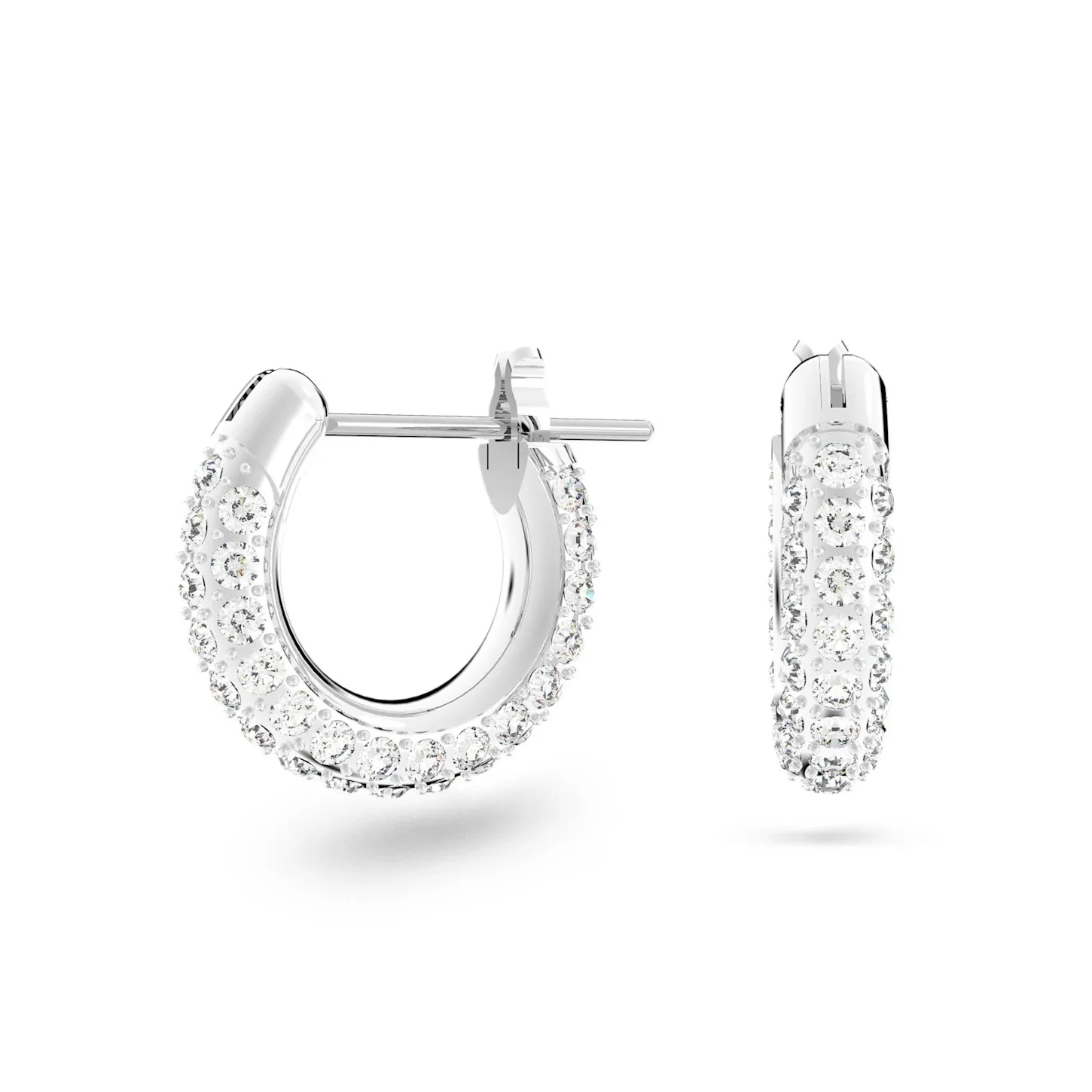 SWAROVSKI Stone hoop earrings 