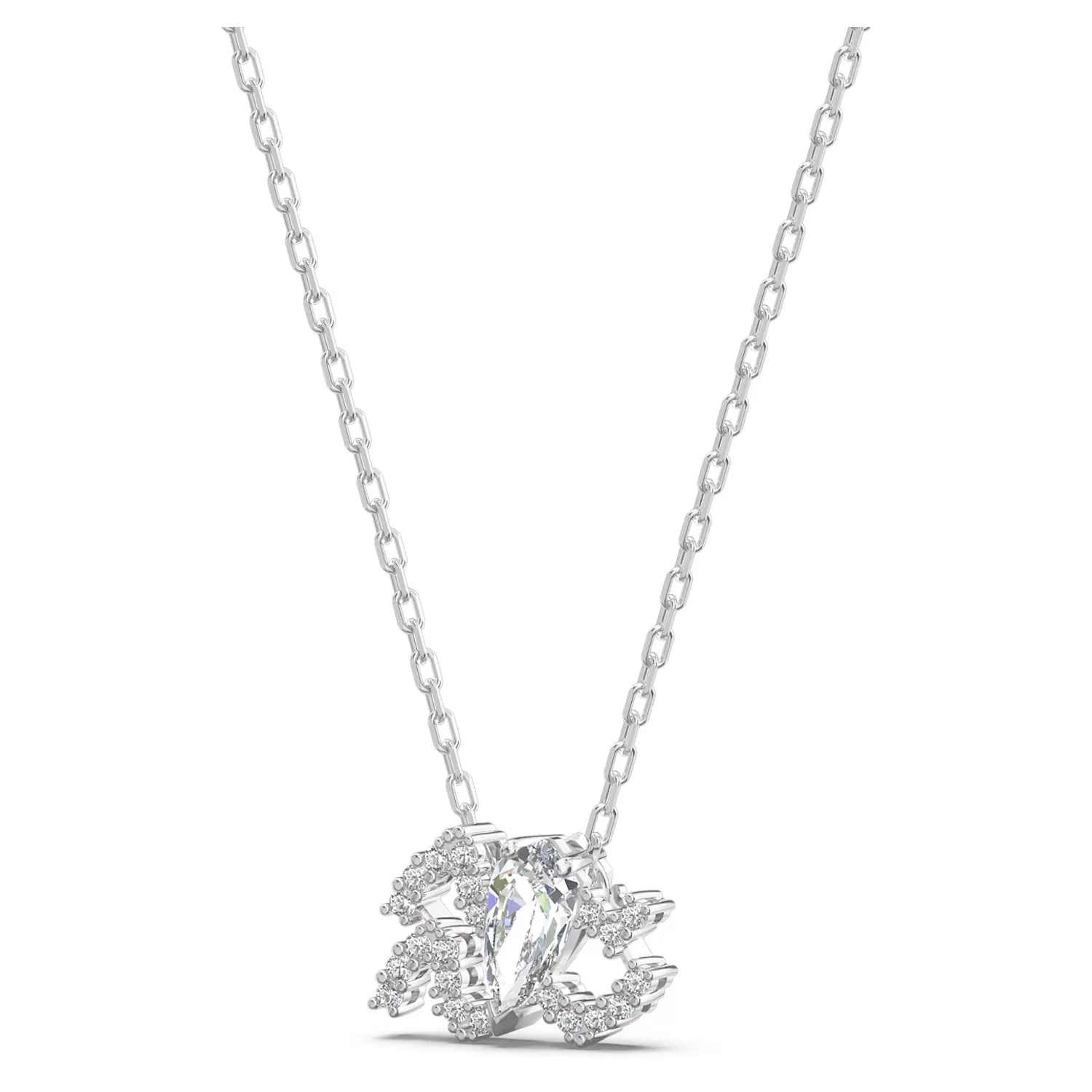 Swarovski Zodiac II Pendant Necklace, AQUARIUS, White, Mixed Metal Finish -5561421