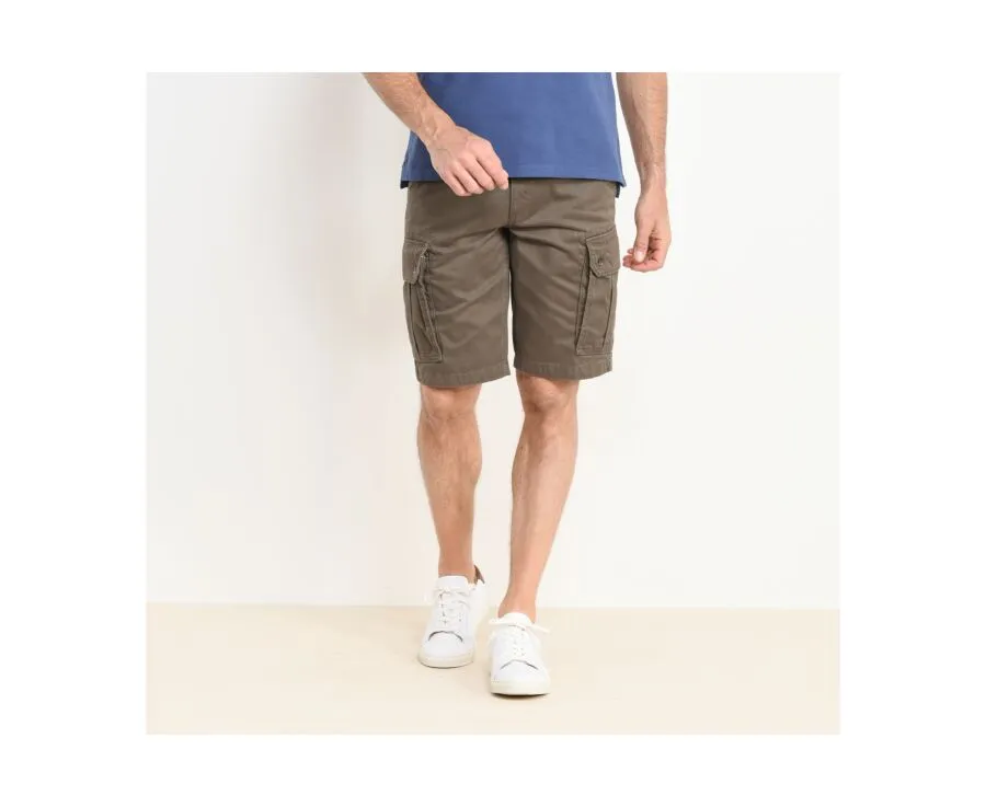 Taupe Cargo Shorts - CODY