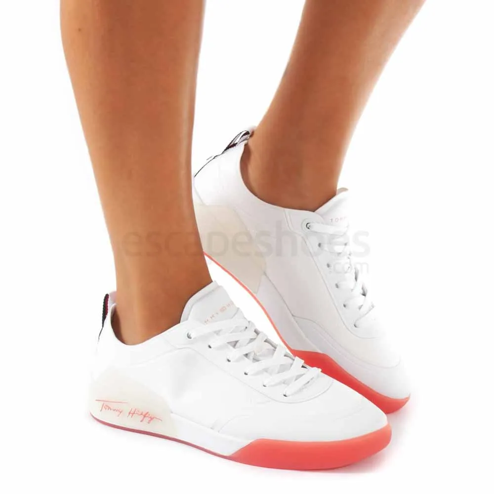 Tenis TOMMY HILFIGER Elevated Feminine Sneaker Crystal Coral